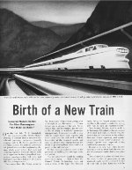 PRR "Birth Of A New Train," Page 5, 1955